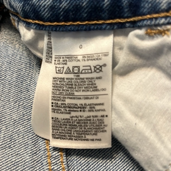 Old Navy blue jeans size 0. - Picture 5 of 6